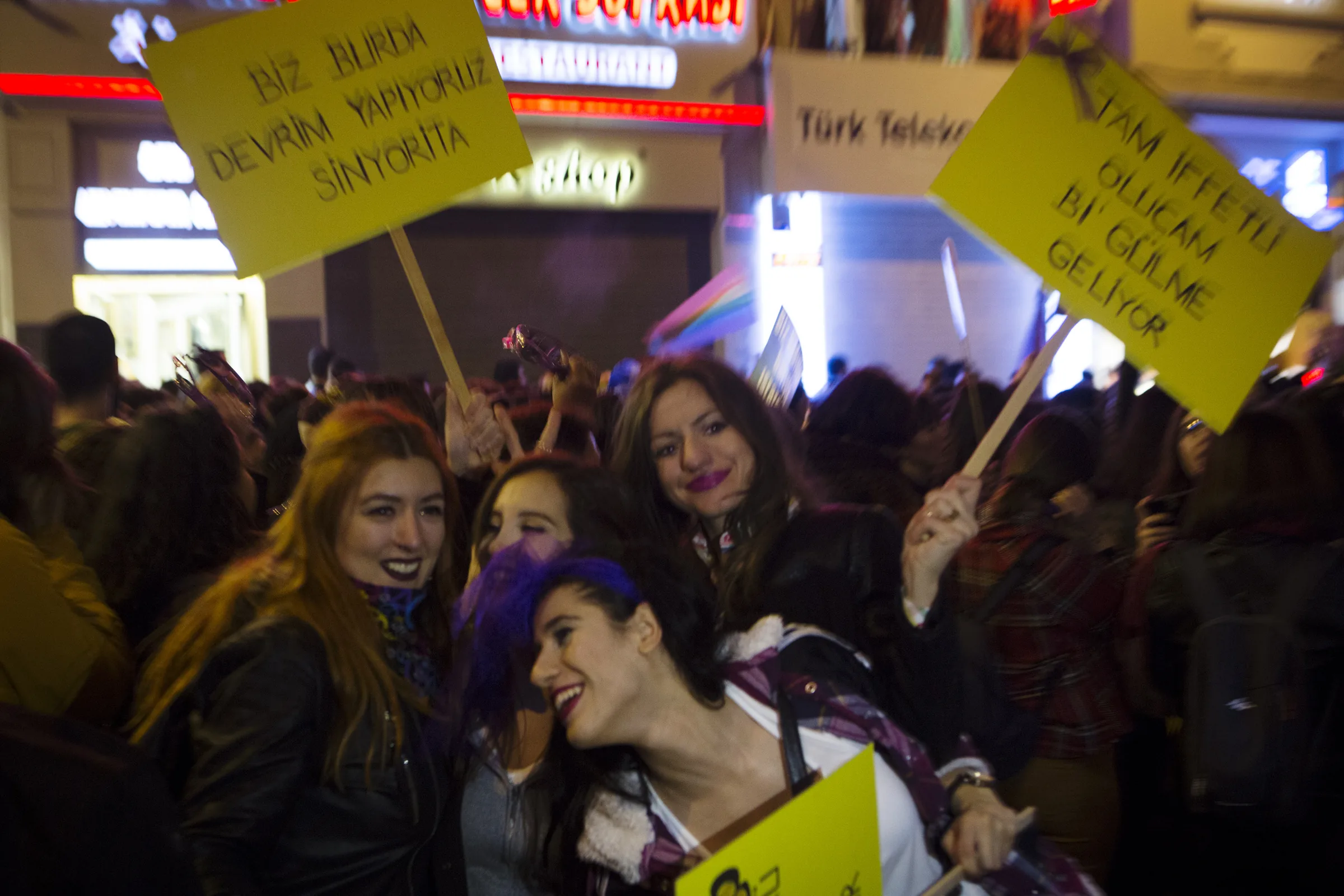 8 Mart Feminist Gece Yürüyüşü / 2016 / Foto: Serra Akcan