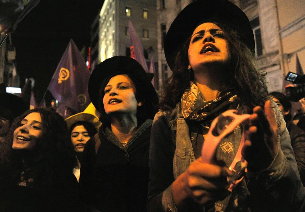 8 Mart Feminist Gece Yürüyüşü / 2016 / Foto: Sakine Yıldıran