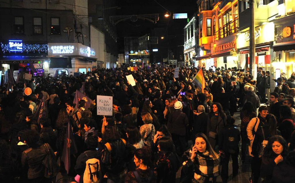 8 Mart Feminist Gece Yürüyüşü / 2016 / Foto: Sakine Yıldıran