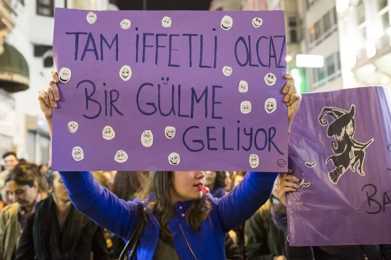 8 Mart Feminist Gece Yürüyüşü / 2016 / Foto: Şener Yılmaz
