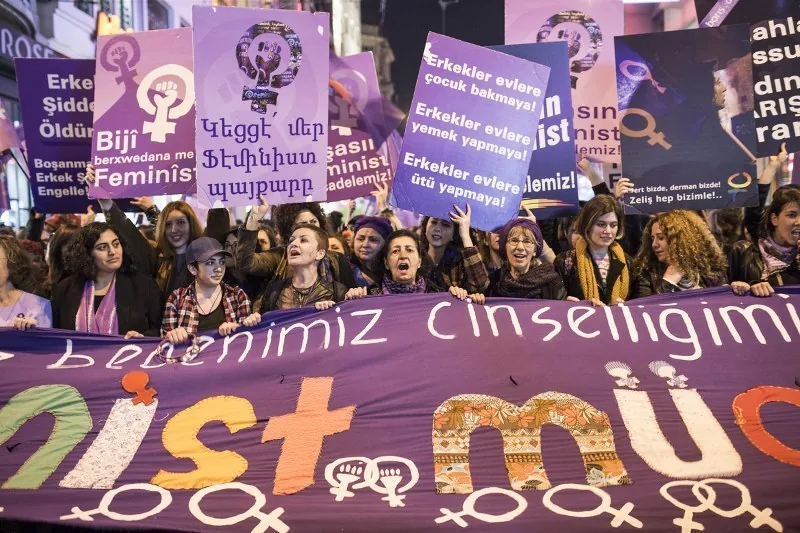 8 Mart Feminist Gece Yürüyüşü / 2016 / Foto: Şener Yılmaz