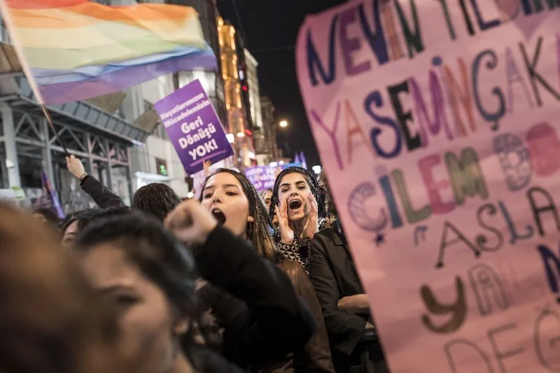 8 Mart Feminist Gece Yürüyüşü / 2016 / Foto: Şener Yılmaz
