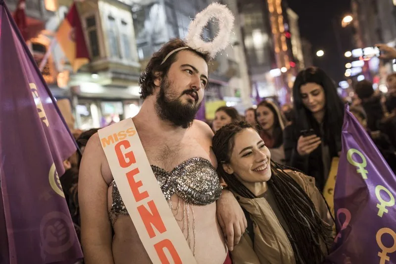 8 Mart Feminist Gece Yürüyüşü / 2016 / Foto: Şener Yılmaz