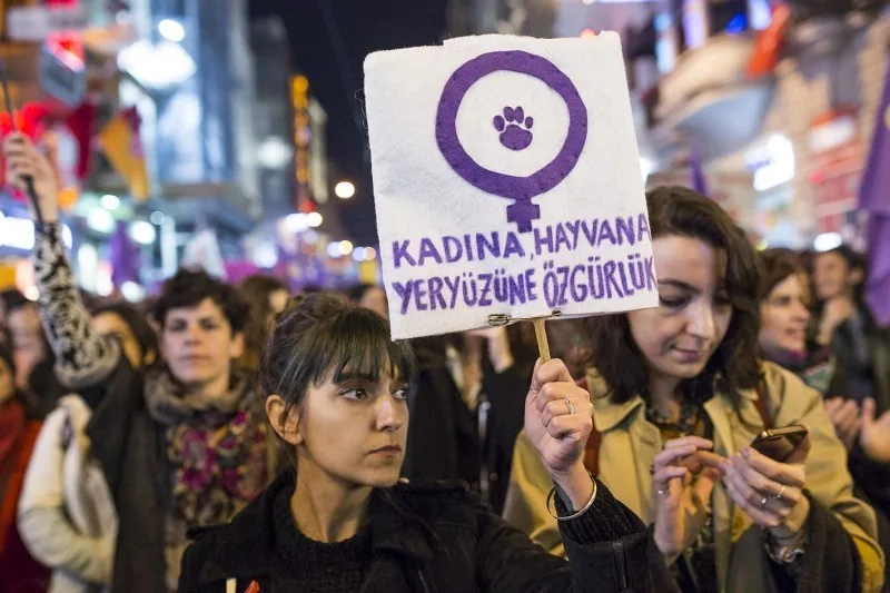 8 Mart Feminist Gece Yürüyüşü / 2016 / Foto: Şener Yılmaz