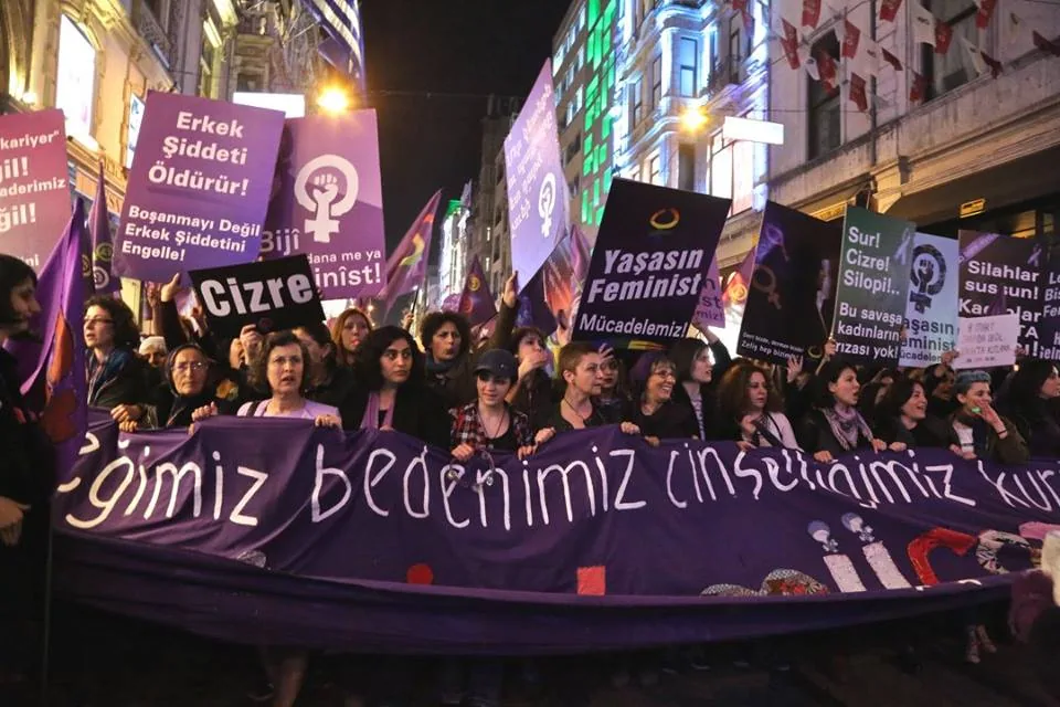 8 Mart Feminist Gece Yürüyüşü / 2016 / Foto: Nejla Osseiran