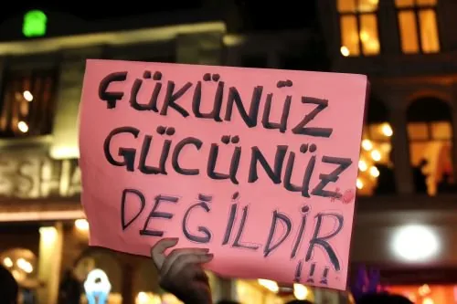 8 Mart Feminist Gece Yürüyüşü / 2016 / Foto: Dilara Şenkaya