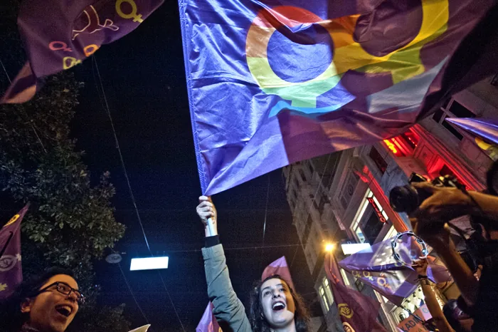 8 Mart Feminist Gece Yürüyüşü / 2016 / Foto: Agos Arşivi
