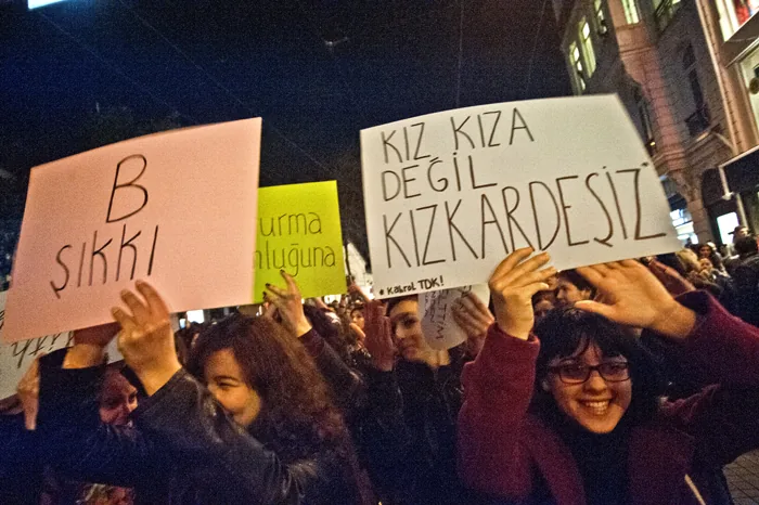 8 Mart Feminist Gece Yürüyüşü / 2016 / Foto: Agos Arşivi