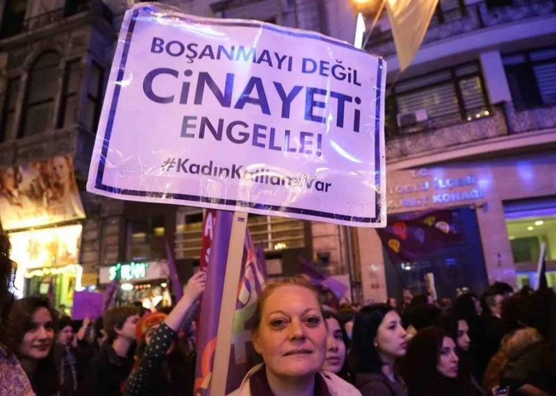 8 Mart Feminist Gece Yürüyüşü / 2016 / Foto: HaberTürk Arşivi