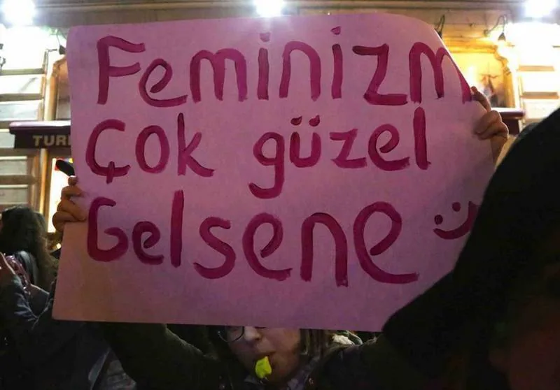 8 Mart Feminist Gece Yürüyüşü / 2016 / Foto: HaberTürk Arşivi
