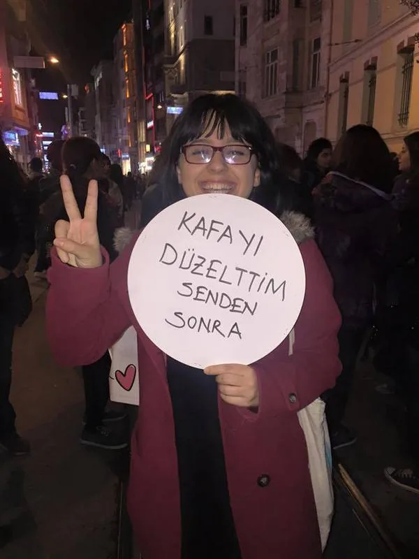 8 Mart Feminist Gece Yürüyüşü / 2016 / Foto: HaberTürk Arşivi
