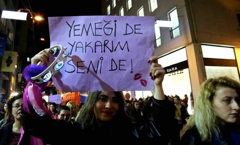 8 Mart Feminist Gece Yürüyüşü / 2016 / Foto: HaberTürk Arşivi