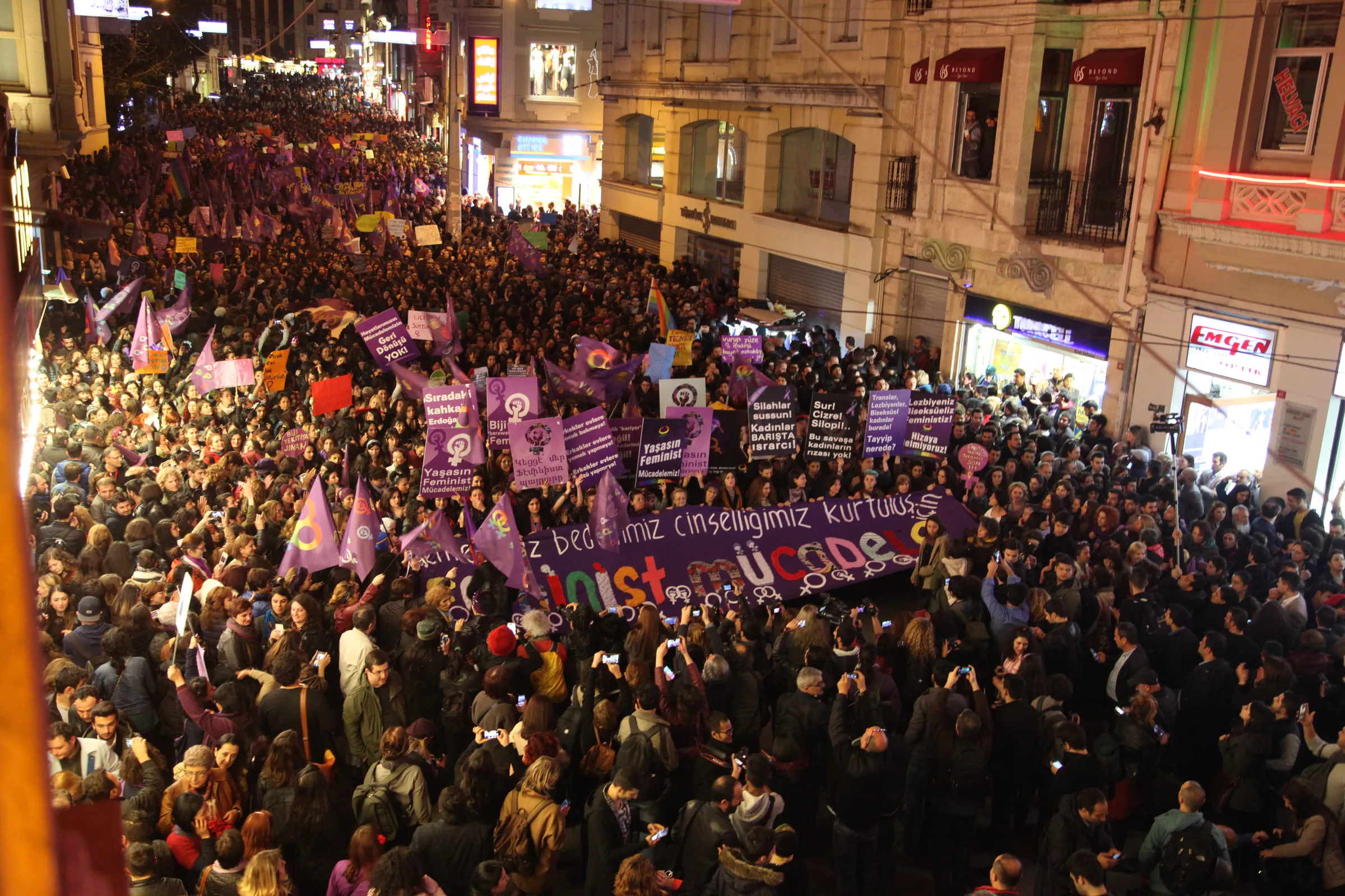 8 Mart Feminist Gece Yürüyüşü / 2016 / Foto: Bilinmiyor