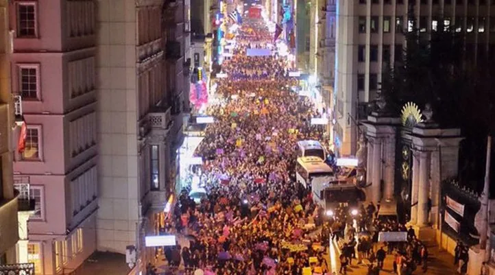 8 Mart Feminist Gece Yürüyüşü / 2016 / Foto: Bülent Kılıç