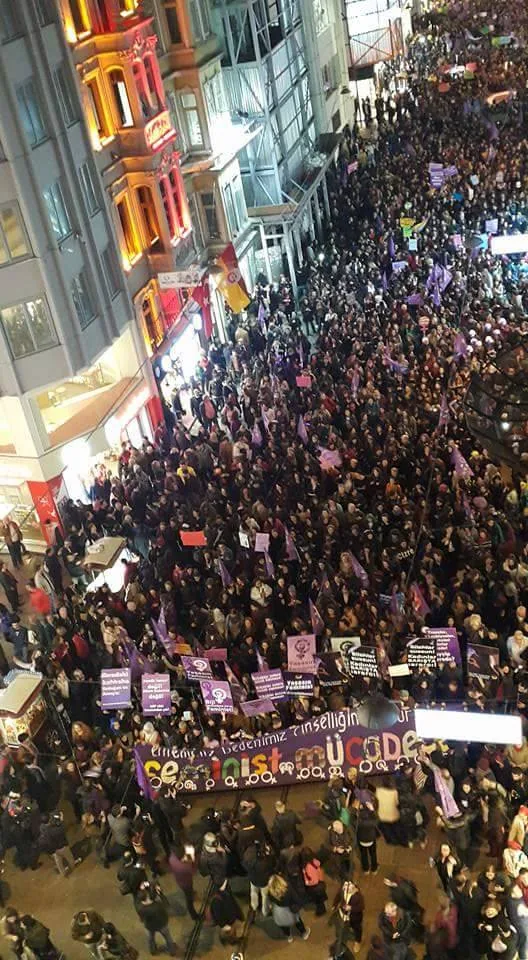 8 Mart Feminist Gece Yürüyüşü / 2016 / Foto: Bilinmiyor