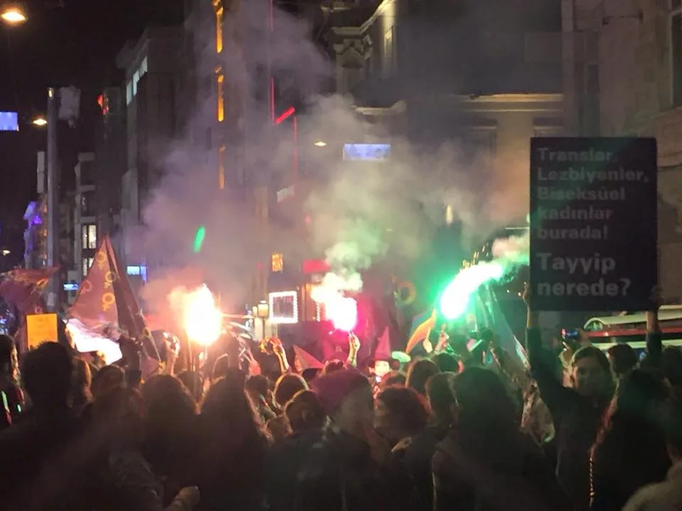 8 Mart Feminist Gece Yürüyüşü / 2016 / Foto: Bilinmiyor