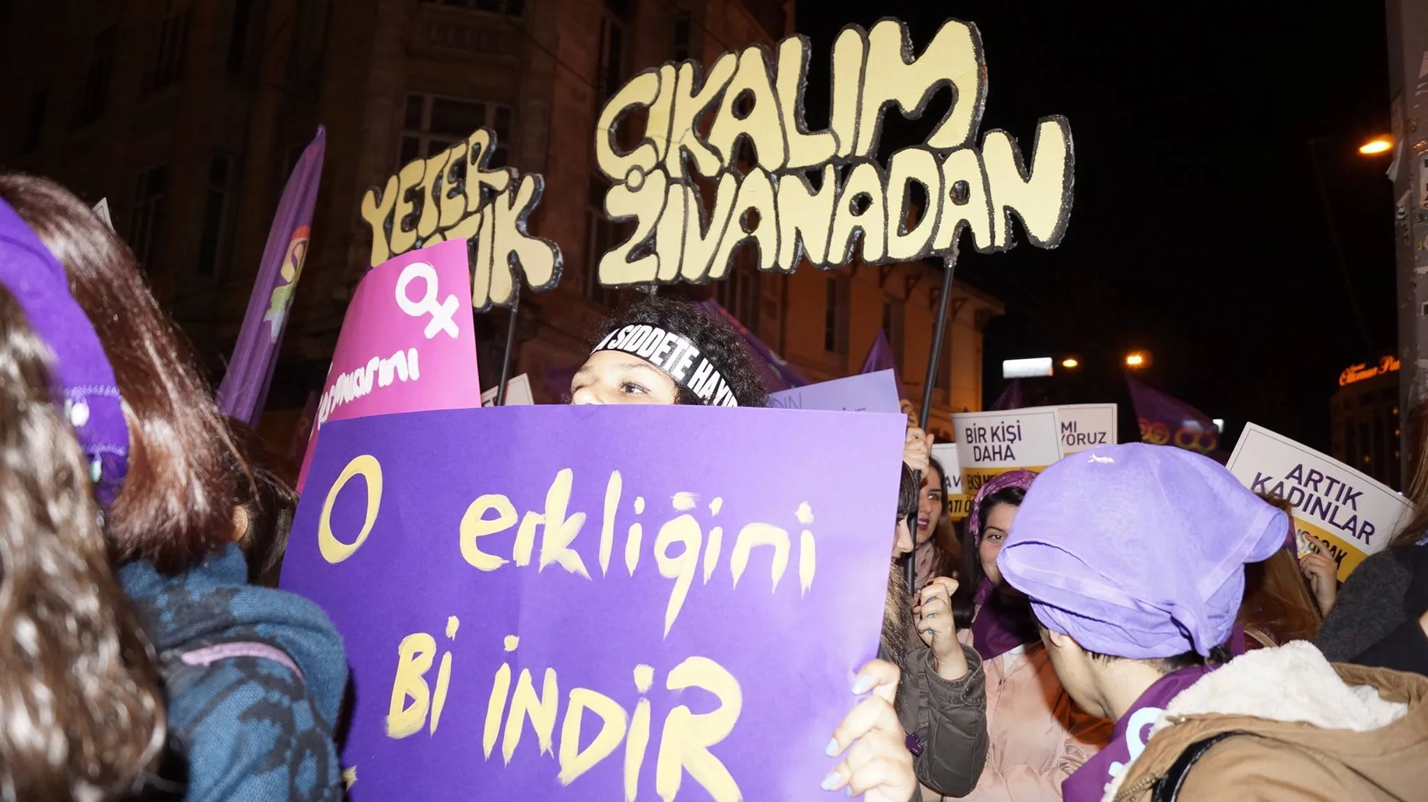 8 Mart Feminist Gece Yürüyüşü / 2016 / Foto: Bilinmiyor