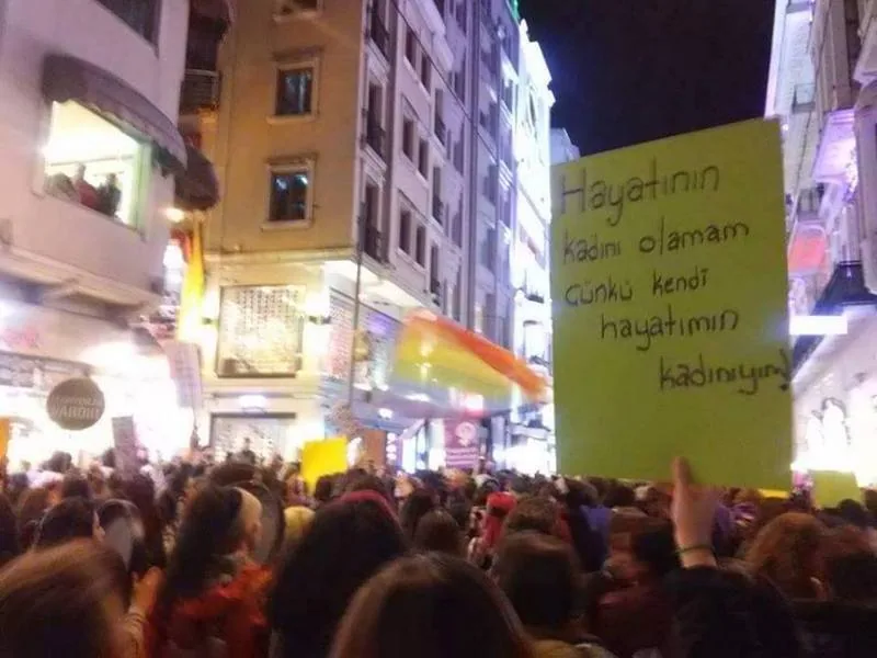 8 Mart Feminist Gece Yürüyüşü / 2016 / Foto: Bilinmiyor