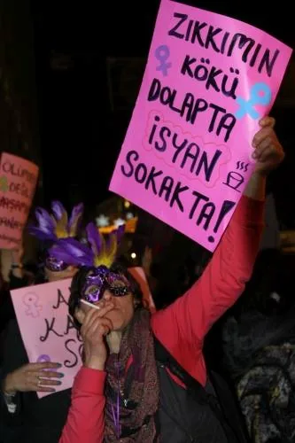 8 Mart Feminist Gece Yürüyüşü / 2016 / Foto: Bilinmiyor