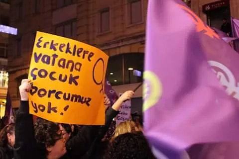 8 Mart Feminist Gece Yürüyüşü / 2016 / Foto: Bilinmiyor