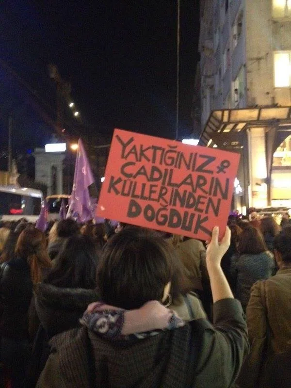 8 Mart Feminist Gece Yürüyüşü / 2016 / Foto: Bilinmiyor