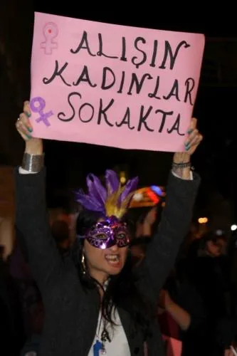 8 Mart Feminist Gece Yürüyüşü / 2016 / Foto: Bilinmiyor
