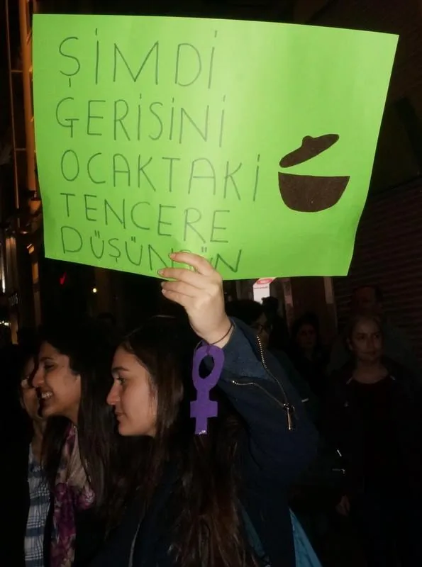 8 Mart Feminist Gece Yürüyüşü / 2016 / Foto: Bilinmiyor