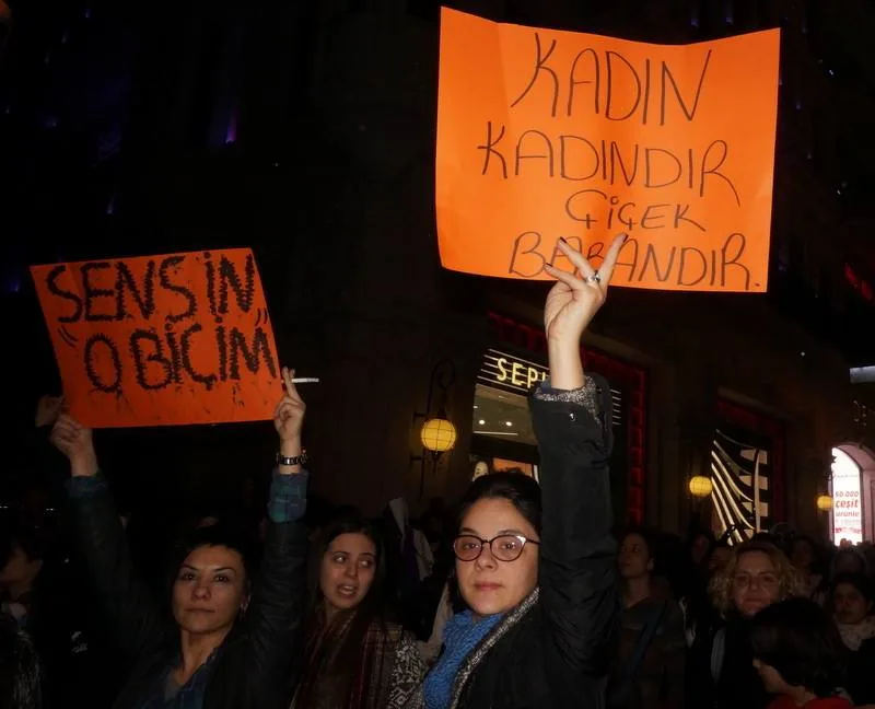 8 Mart Feminist Gece Yürüyüşü / 2016 / Foto: Bilinmiyor