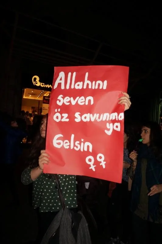 8 Mart Feminist Gece Yürüyüşü / 2016 / Foto: Bilinmiyor