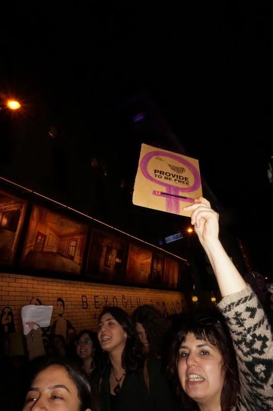 8 Mart Feminist Gece Yürüyüşü / 2016 / Foto: Bilinmiyor
