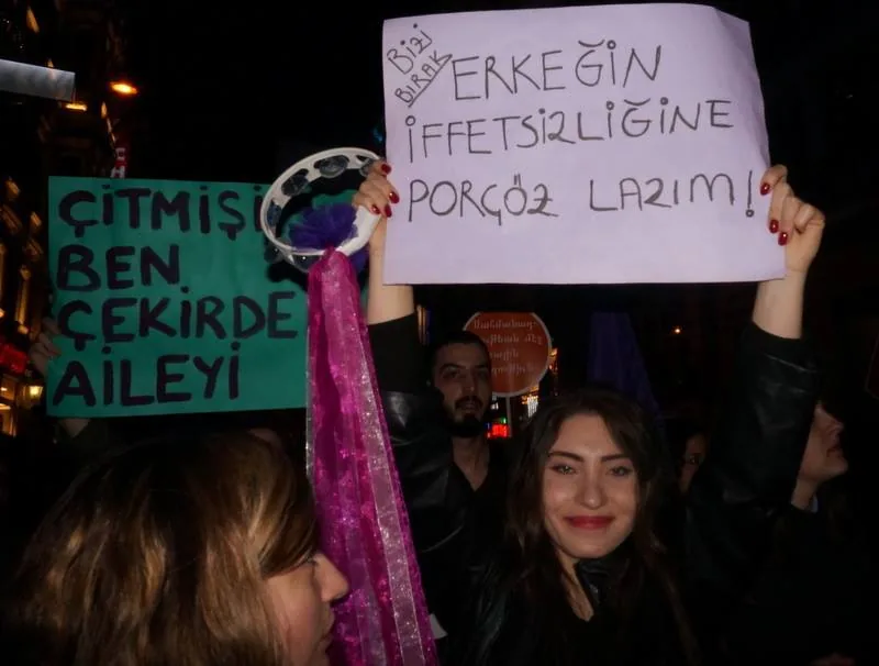 8 Mart Feminist Gece Yürüyüşü / 2016 / Foto: Bilinmiyor