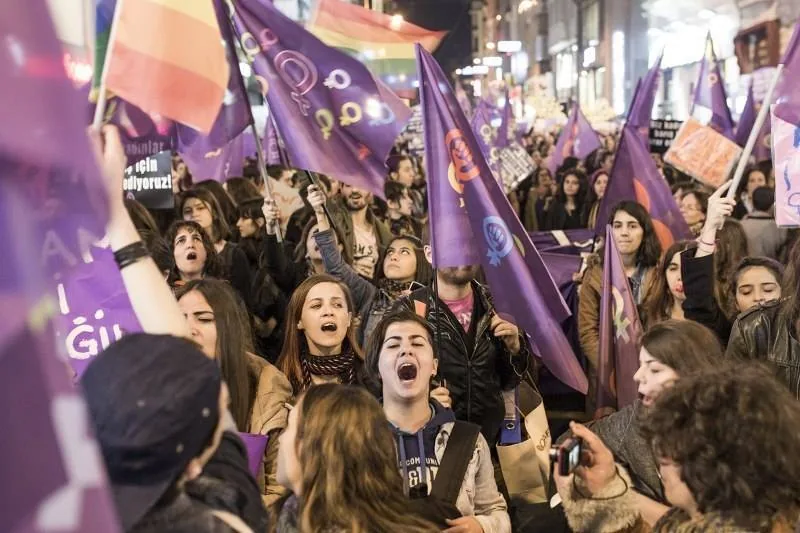 8 Mart Feminist Gece Yürüyüşü / 2016 / Foto: Bilinmiyor