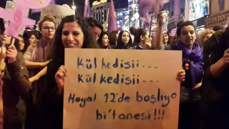 8 Mart Feminist Gece Yürüyüşü / 2016 / Foto: Bilinmiyor
