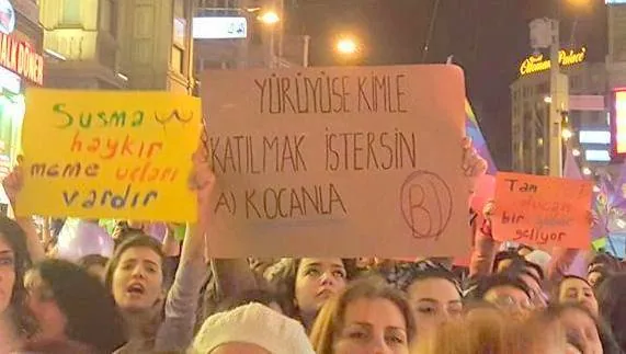 8 Mart Feminist Gece Yürüyüşü / 2016 / Foto: Bilinmiyor