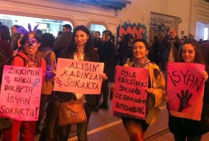 8 Mart Feminist Gece Yürüyüşü / 2016 / Foto: Bilinmiyor