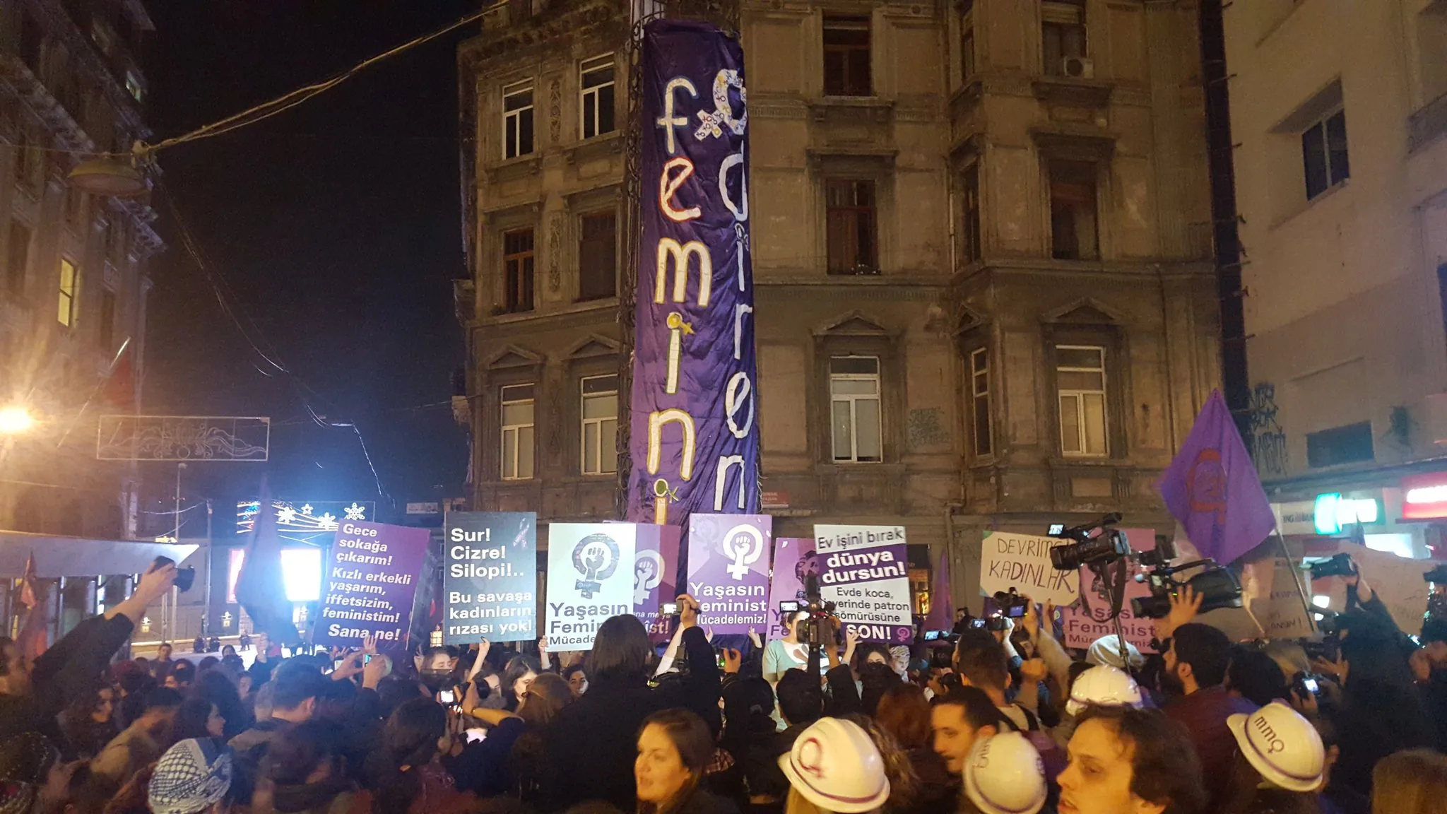 8 Mart Feminist Gece Yürüyüşü / 2016 / Foto: Bilinmiyor