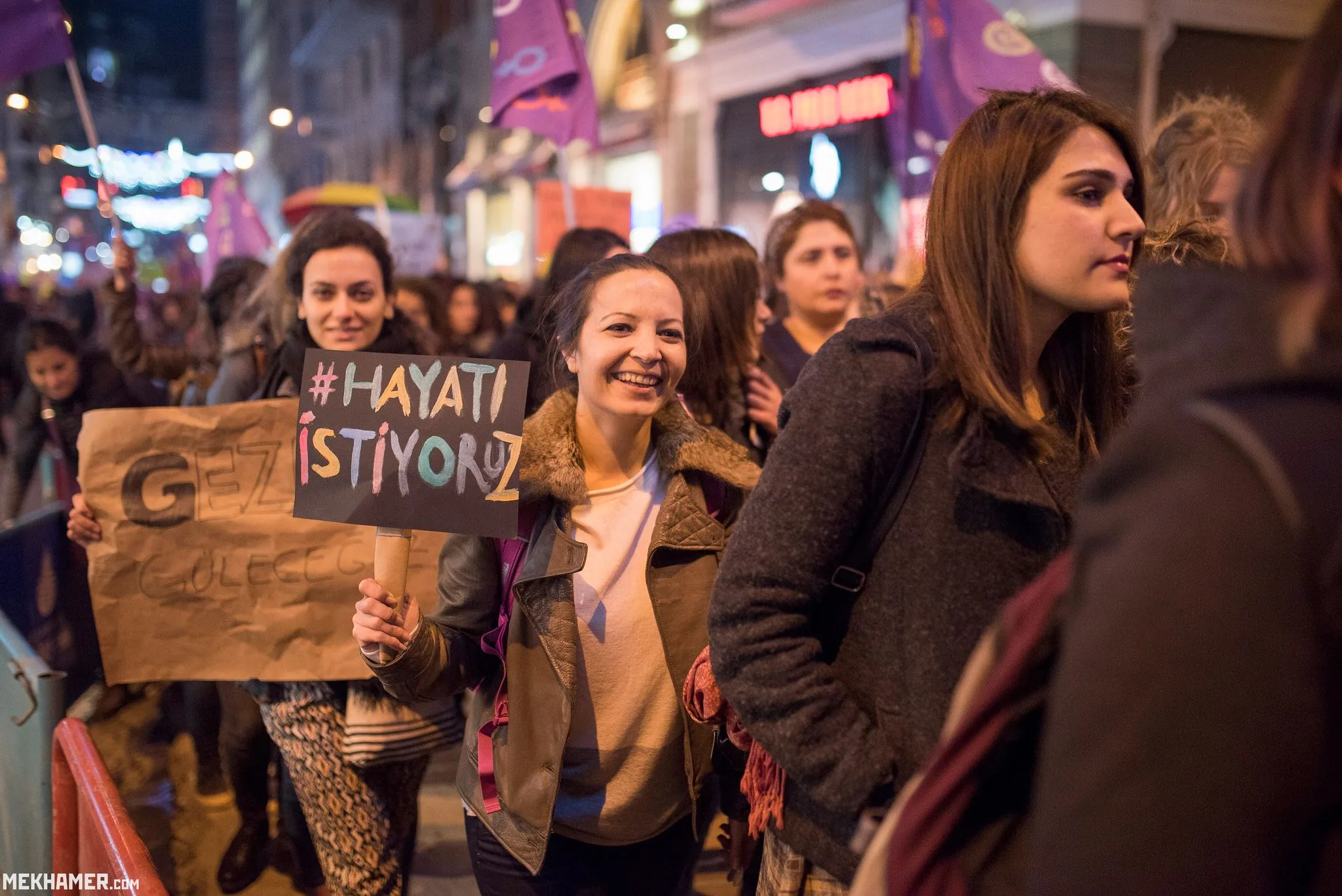 8 Mart Feminist Gece Yürüyüşü / 2017 / Foto: Bilinmiyor