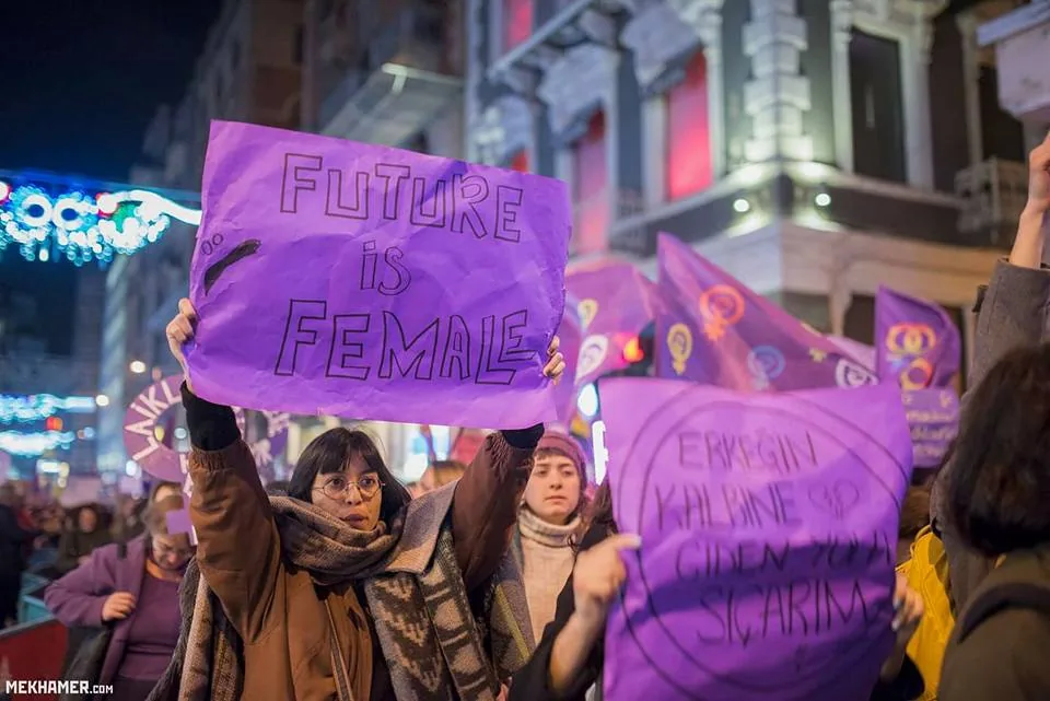 8 Mart Feminist Gece Yürüyüşü / 2017 / Foto: Bilinmiyor
