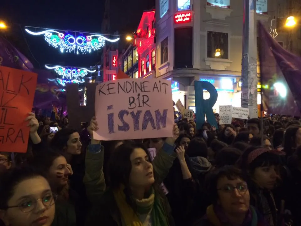 8 Mart Feminist Gece Yürüyüşü / 2017 / Foto: Bilinmiyor