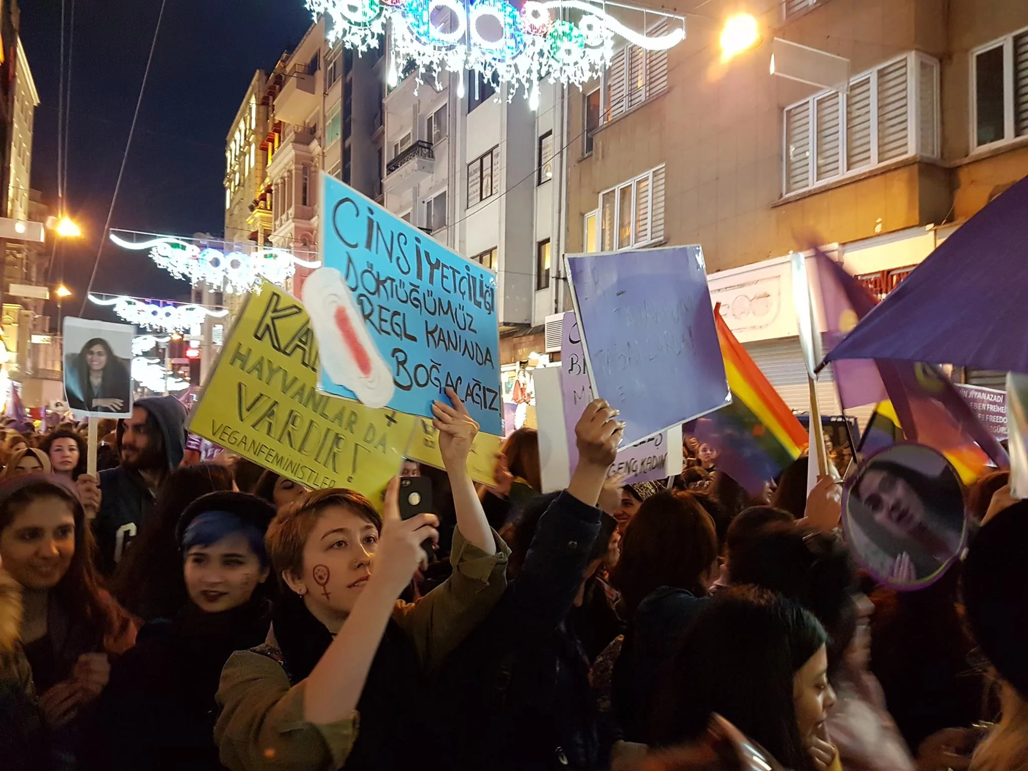 8 Mart Feminist Gece Yürüyüşü / 2017 / Foto: Bilinmiyor