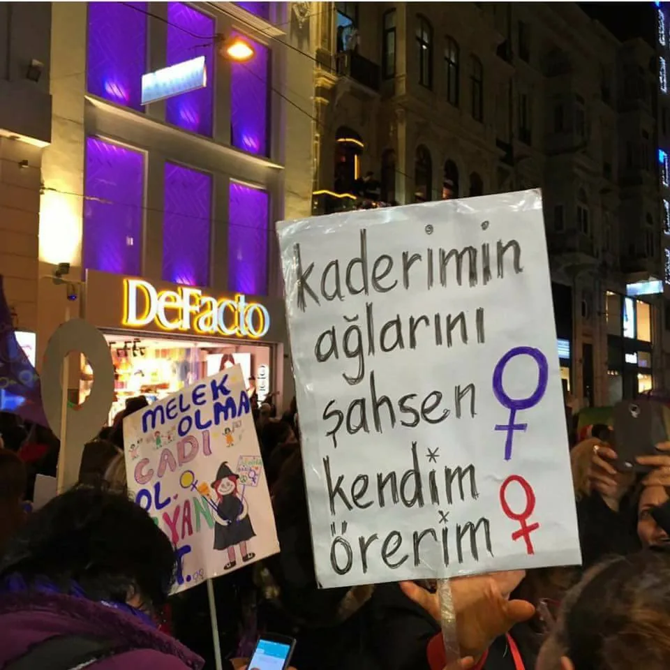 8 Mart Feminist Gece Yürüyüşü / 2017 / Foto: Bilinmiyor
