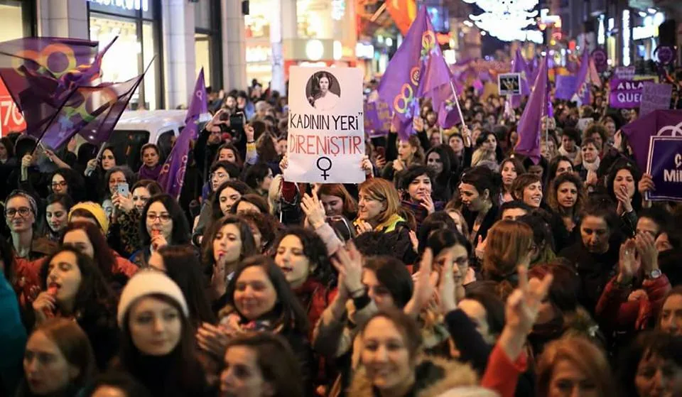 8 Mart Feminist Gece Yürüyüşü / 2017 / Foto: Bilinmiyor