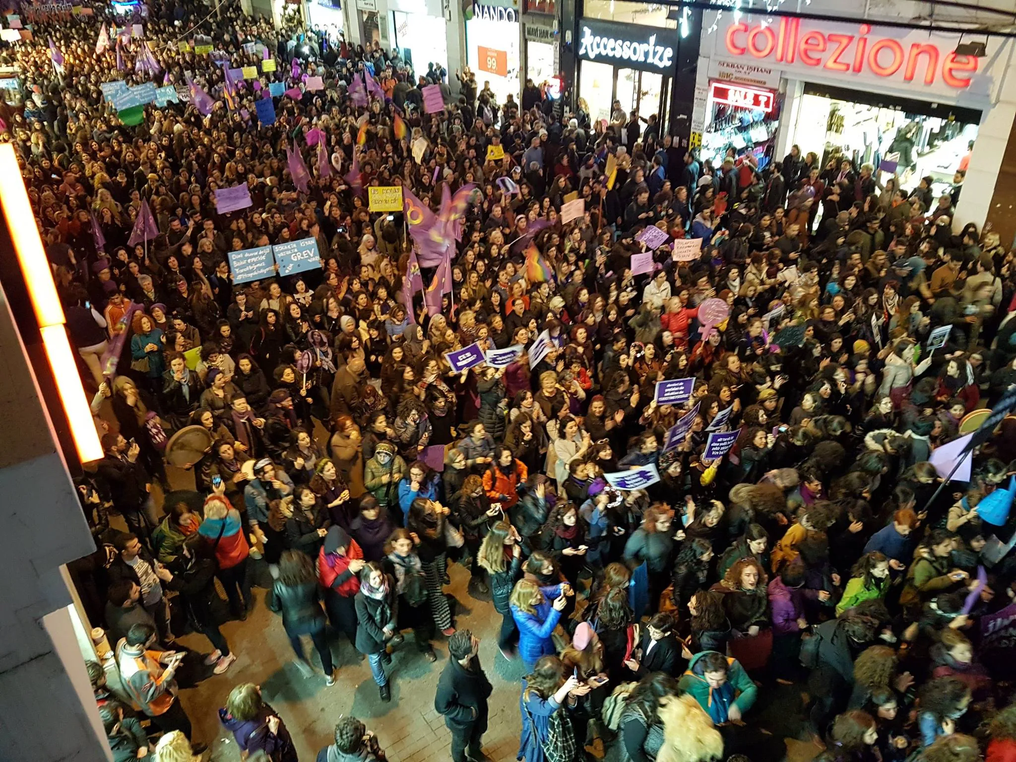 8 Mart Feminist Gece Yürüyüşü / 2017 / Foto: Bilinmiyor