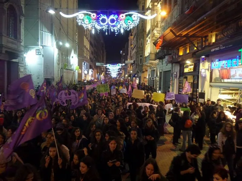 8 Mart Feminist Gece Yürüyüşü / 2017 / Foto: Bilinmiyor