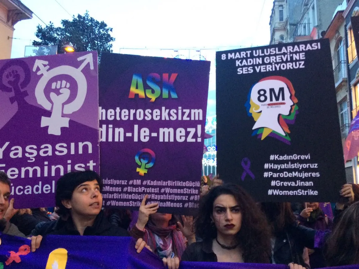 8 Mart Feminist Gece Yürüyüşü / 2017 / Foto: Bilinmiyor