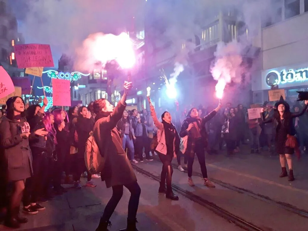 8 Mart Feminist Gece Yürüyüşü / 2017 / Foto: Bilinmiyor