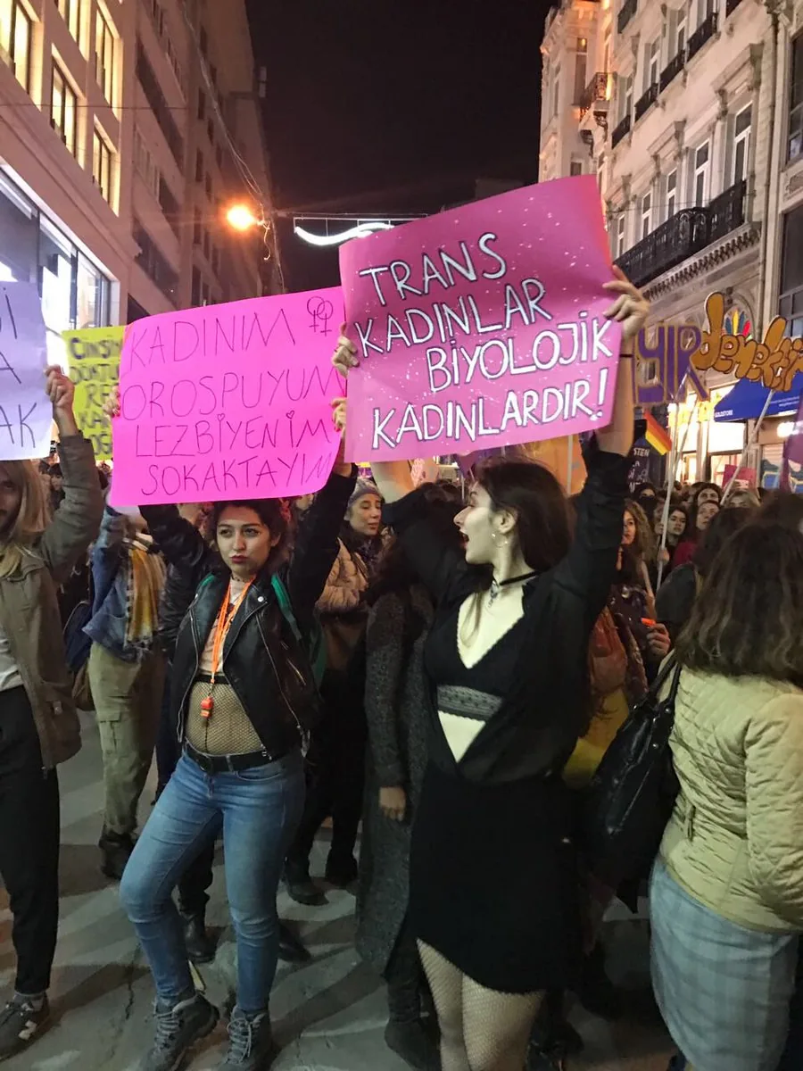 8 Mart Feminist Gece Yürüyüşü / 2017 / Foto: Bilinmiyor
