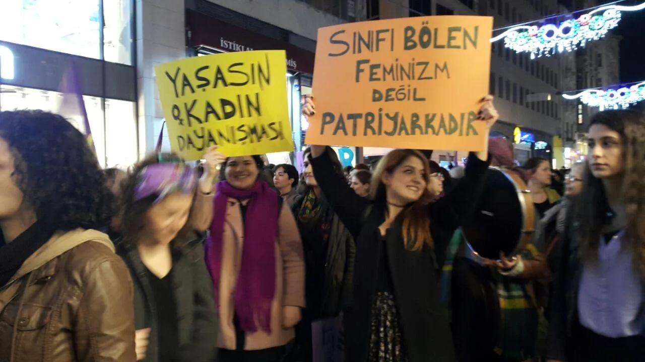 8 Mart Feminist Gece Yürüyüşü / 2017 / Foto: Bilinmiyor