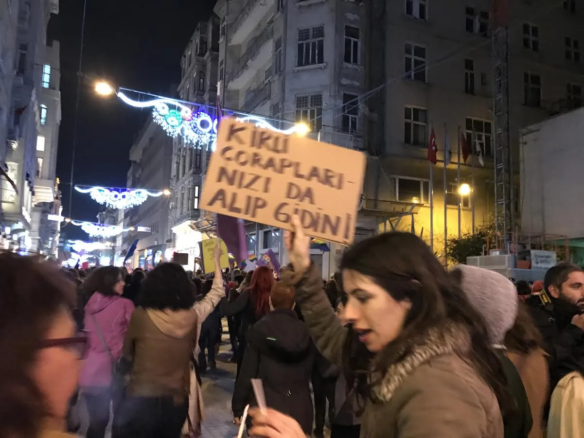 8 Mart Feminist Gece Yürüyüşü / 2017 / Foto: Bilinmiyor