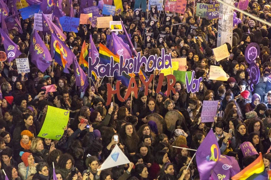8 Mart Feminist Gece Yürüyüşü / 2017 / Foto: Bilinmiyor